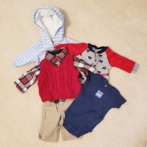 Newborn clothing lot boy